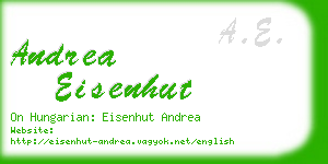 andrea eisenhut business card